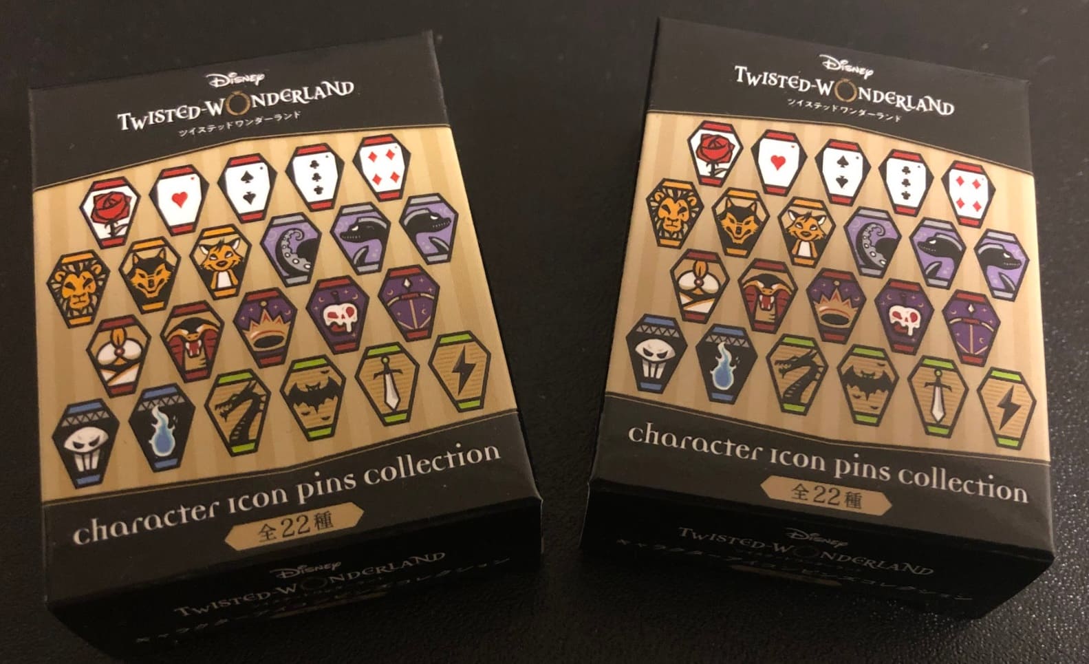 ディズニーツイステCharacter icon pins collection